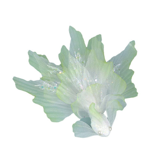 Jumbo White green tail goldfish Hair Claw