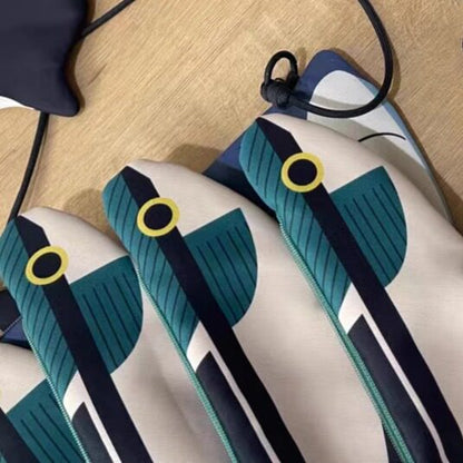 Fish Pencil Case & Zipper Pouch Keychain Bag