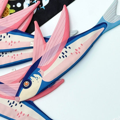 Fish Pencil Case & Zipper Pouch Keychain Bag
