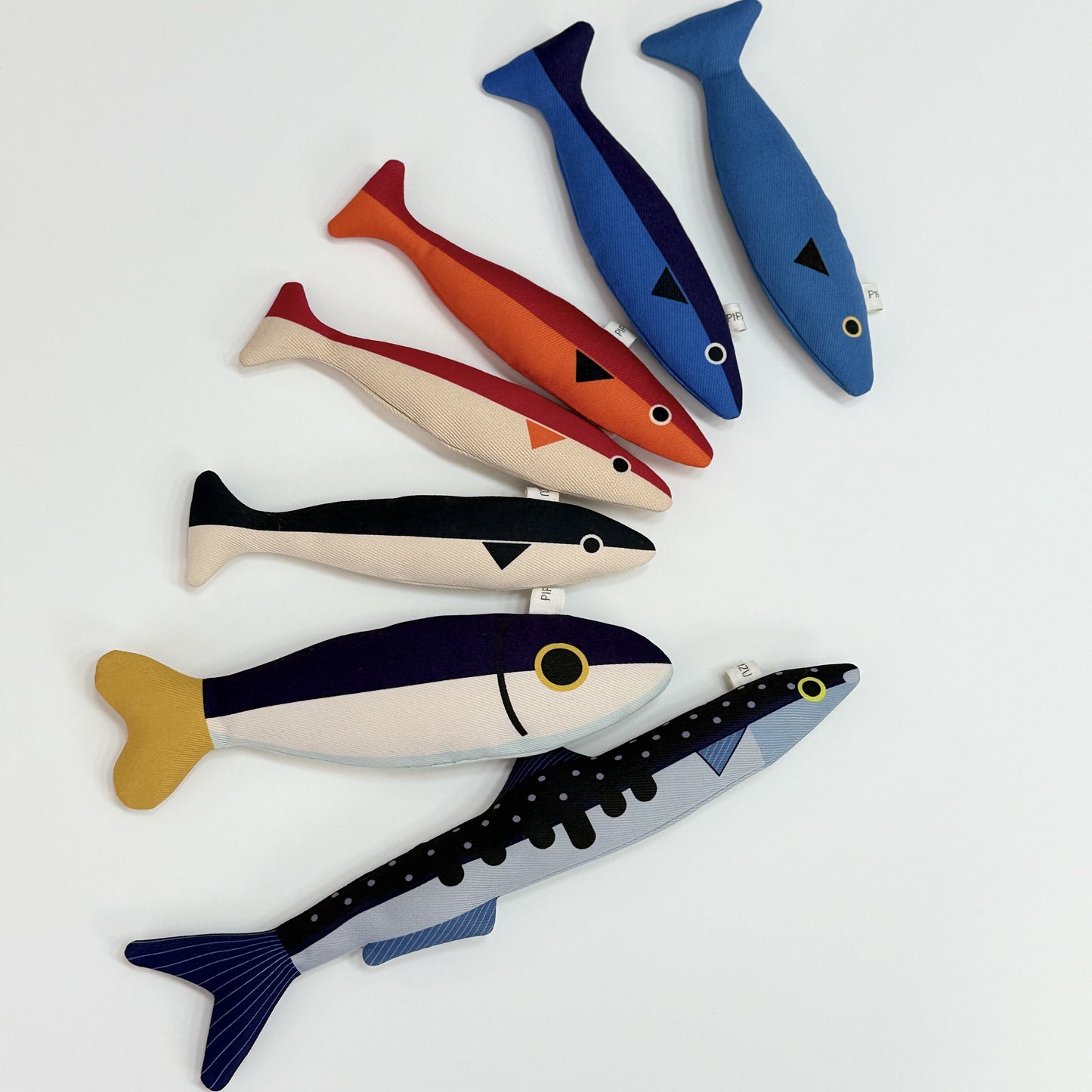 Fish Pencil Case & Zipper Pouch Keychain Bag