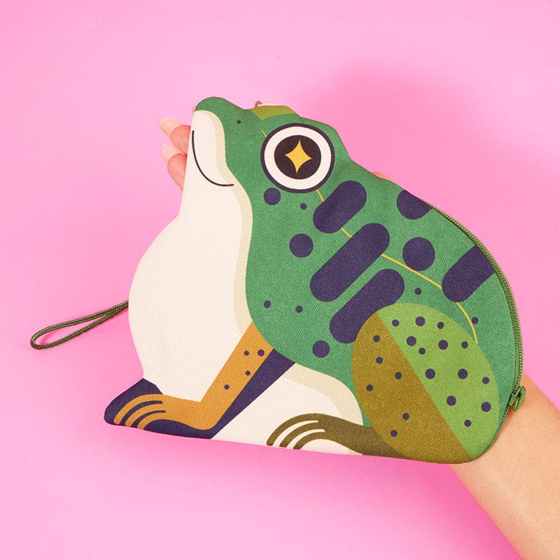 Frog Money Frog Coin Purse with Strap