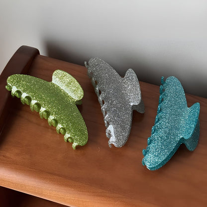 Large Glitter Hair Claw  (5 Colors)