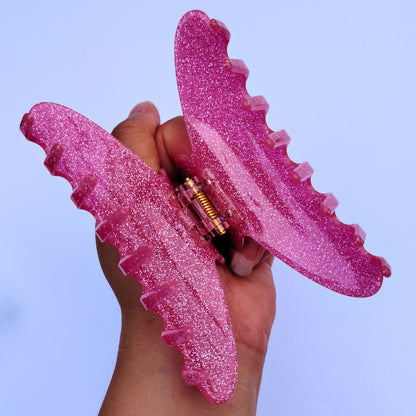 Large Glitter Hair Claw  (5 Colors)