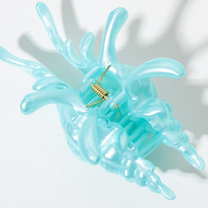 3D Printed Green Conch Hair Claw丨Lemonschunks