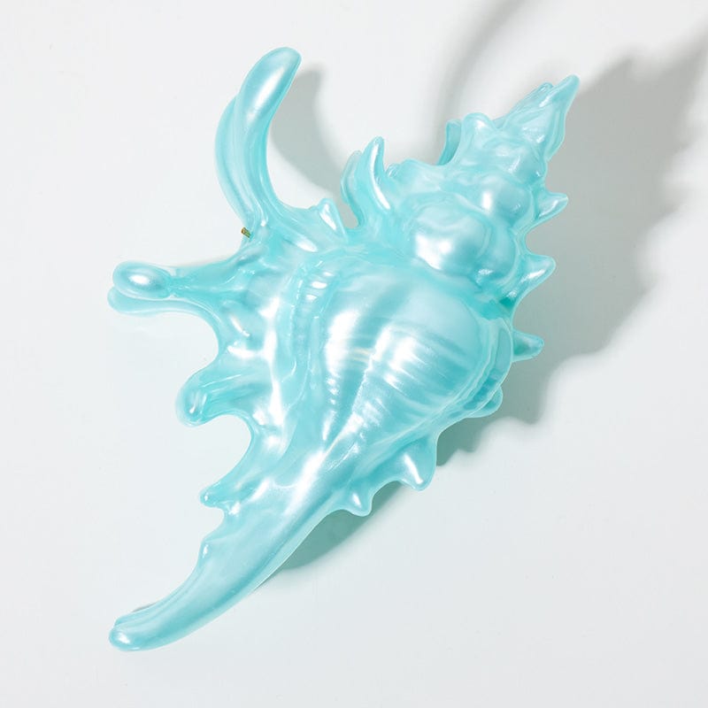 3D Printed Green Conch Hair Claw丨Lemonschunks