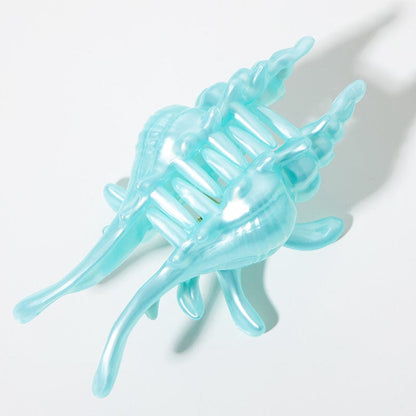 3D Printed Green Conch Hair Claw丨Lemonschunks