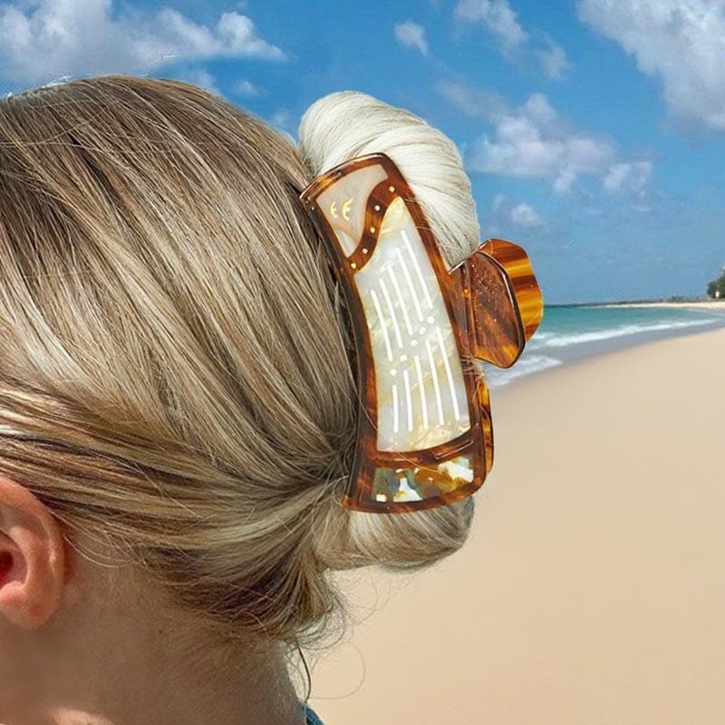 Large Amber Guzheng Hair Claw丨Lemonschunks