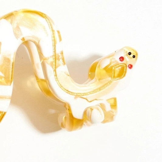 Large Rare Colour Ball Python Hair Claw