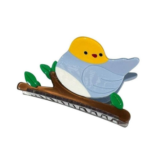 Medium blue bird Hair Claw