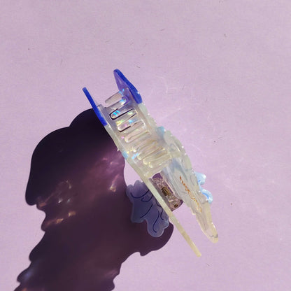 Jumbo Blue Giant Jellyfish Hair Claw