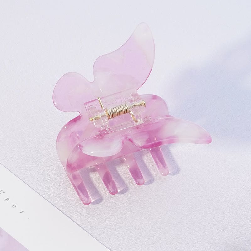 Lavender Gradient Butterfly Hair Claw