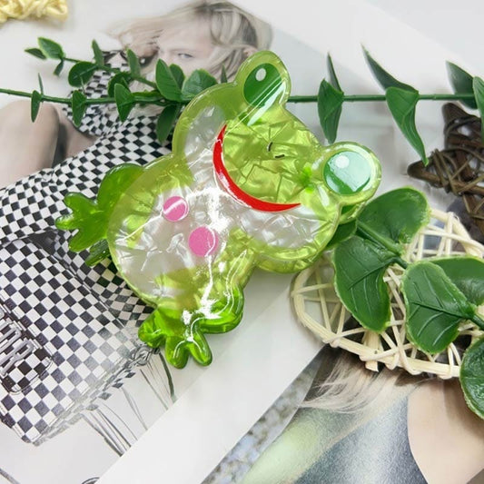 Cute Jumping Frog Hair Claw