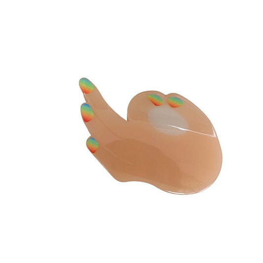 Medium Yellow OK Hair Claw