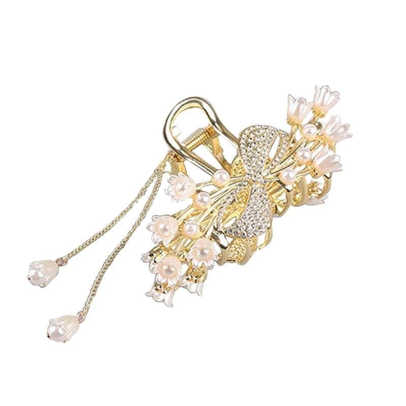 Orchid Fringe Hair Claw