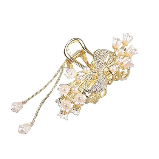 Orchid Fringe Hair Claw