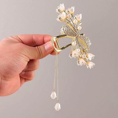 Orchid Fringe Hair Claw