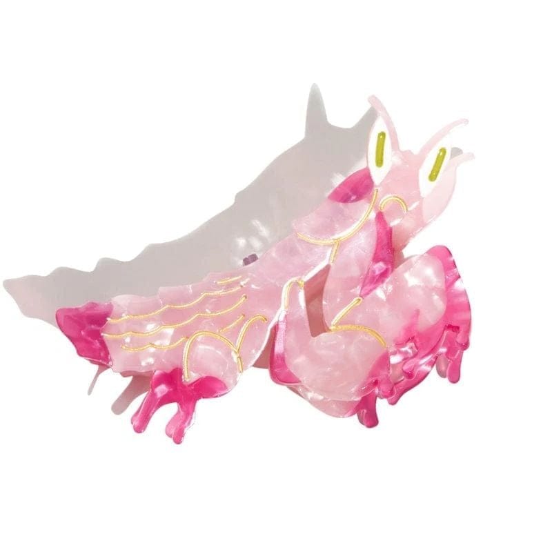 Medium Orchid Mantis Hair Claw