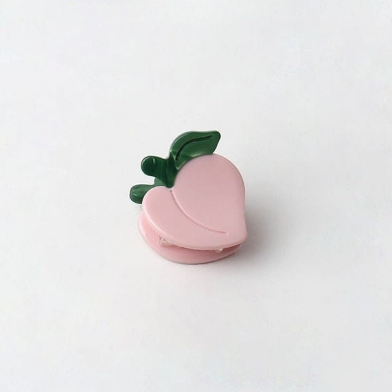 Mini Pink Peach Hair Claw