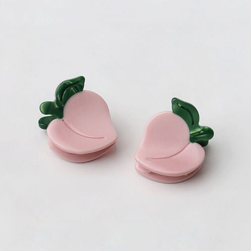 Mini Pink Peach Hair Claw