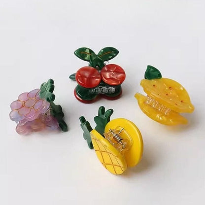 Mini Yellow Pineapple Hair Claw