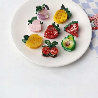 Mini Yellow Pineapple Hair Claw