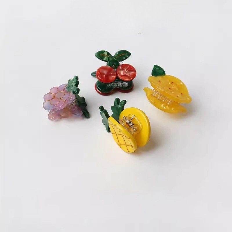 Mini Yellow Pineapple Hair Claw