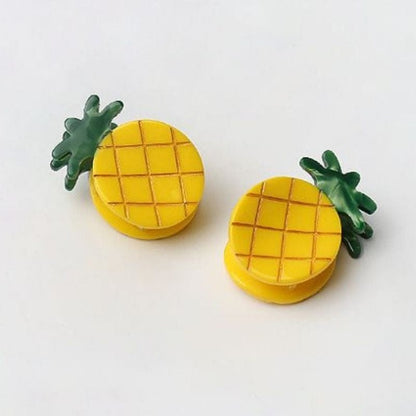 Mini Yellow Pineapple Hair Claw