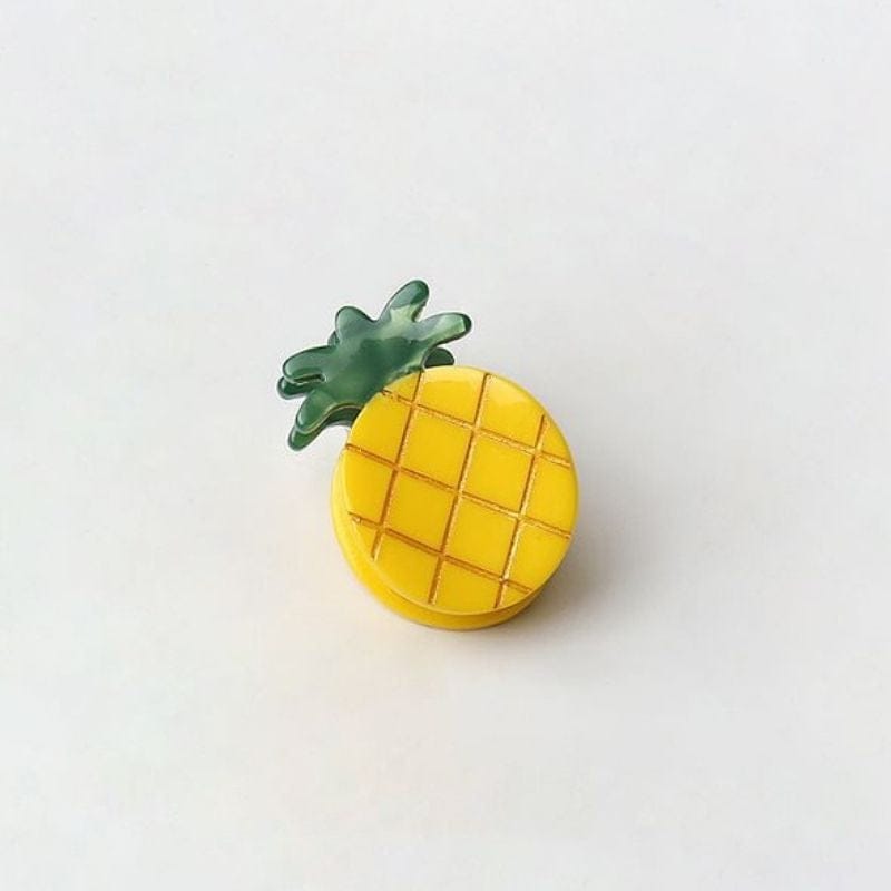 Mini Yellow Pineapple Hair Claw