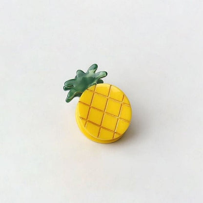Mini Yellow Pineapple Hair Claw