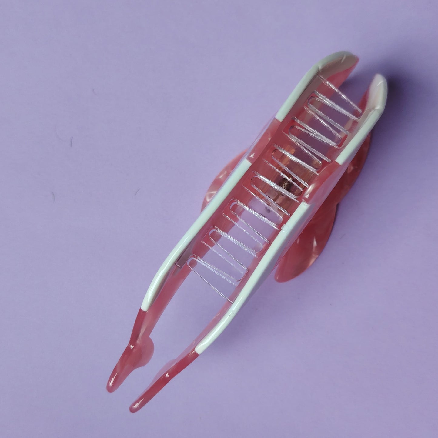 Large Pink Whale Hair Claw