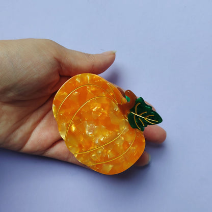 Large Pumpkin Hair Claw