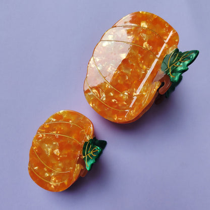 Large Pumpkin Hair Claw