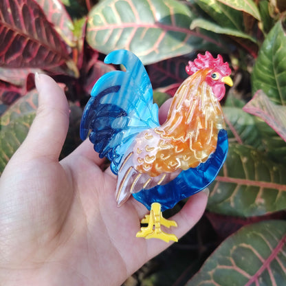 Large Rooster Hair Claw