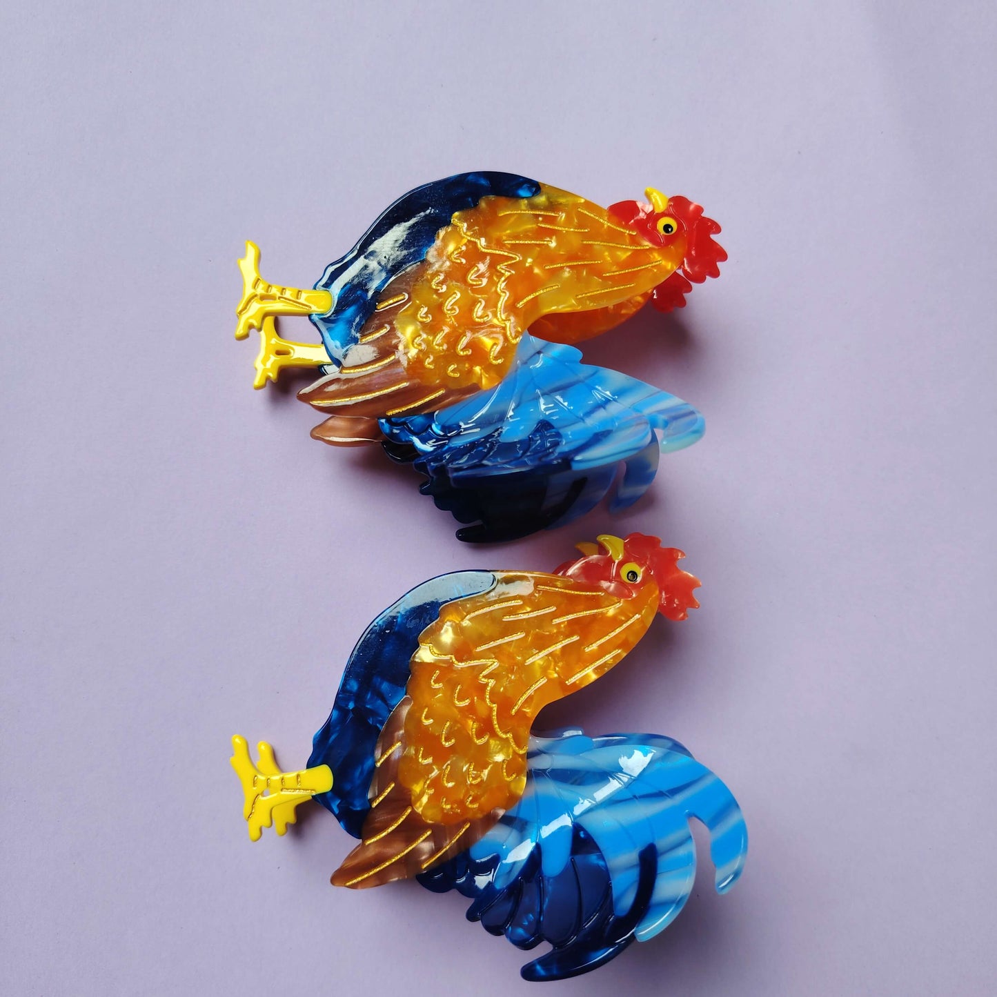 Large Rooster Hair Claw