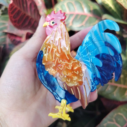 Large Rooster Hair Claw