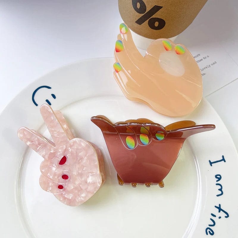 Small Scissors Hands Hair Claw