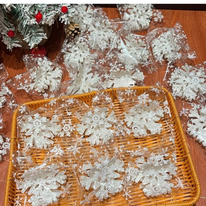 Pearl White Snowflake Hair Claw