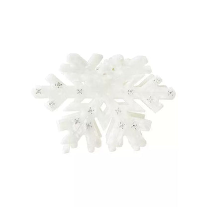 Medium Snowflake with Rhinestones Hair Claw
