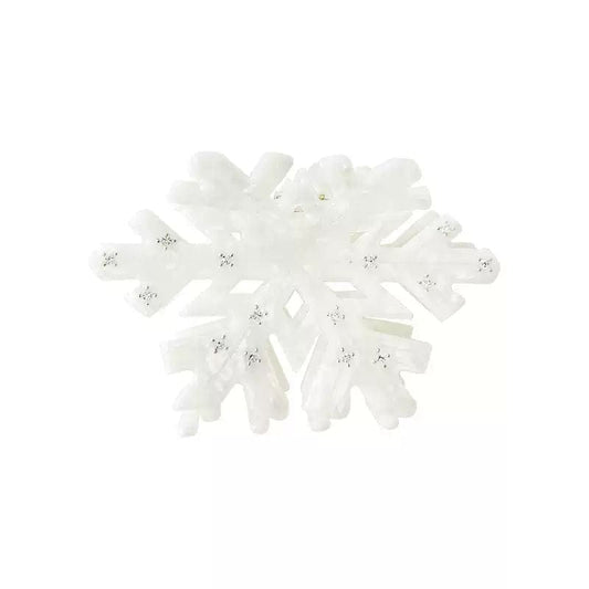 Medium Snowflake with Rhinestones Hair Claw