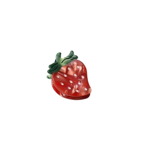 Mini Red Strawberry Hair Claw