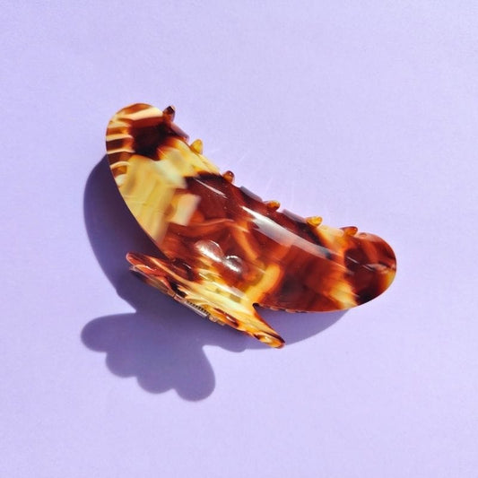 Textured Tortoise Hair Claw