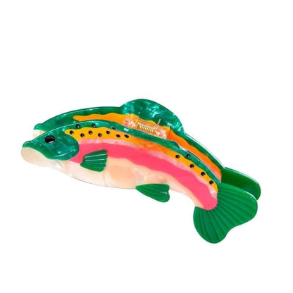 Colorful Trout Hair Claw