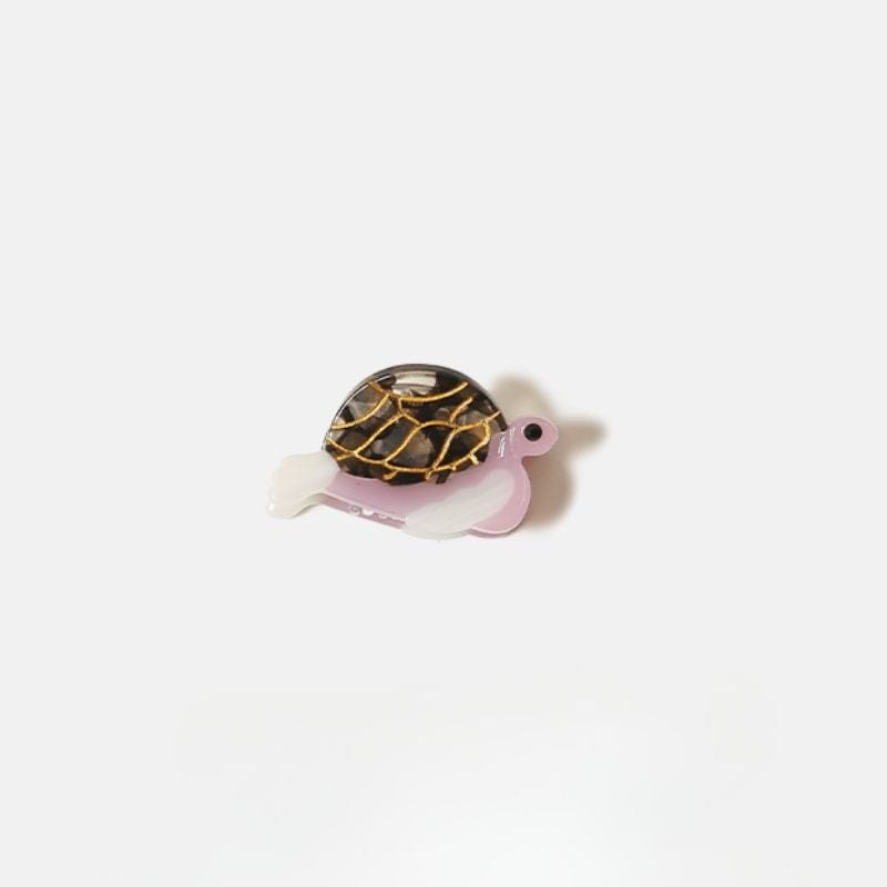 Mini Purple Turtle Hair Claw