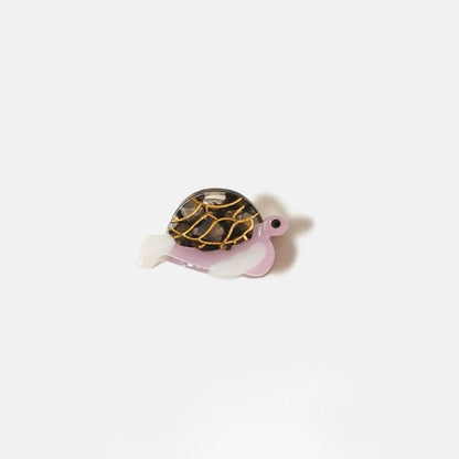 Mini Purple Turtle Hair Claw