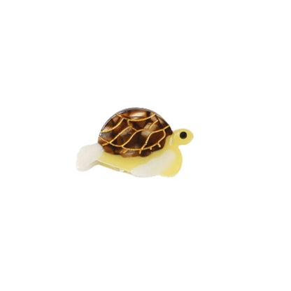 Mini Yellow Turtle Hair Claw