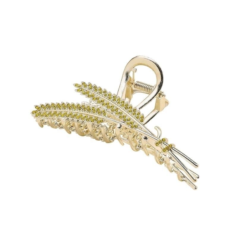 Two Ears of Wheat Golden Hair Claw