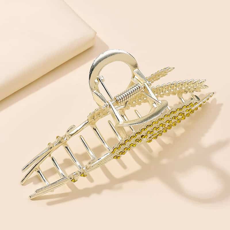 Two Ears of Wheat Golden Hair Claw