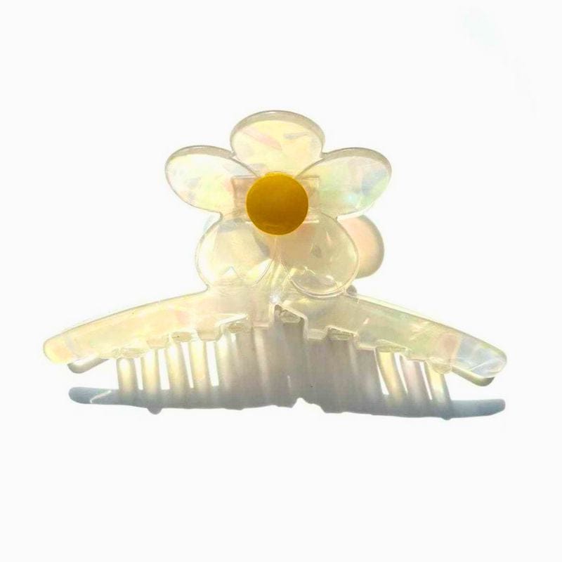 X-Model White Flower Hair Claw