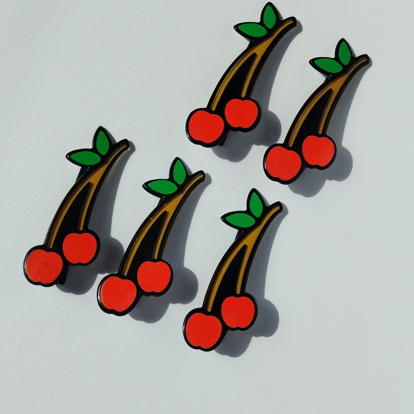 Red Cherry Hair Clip