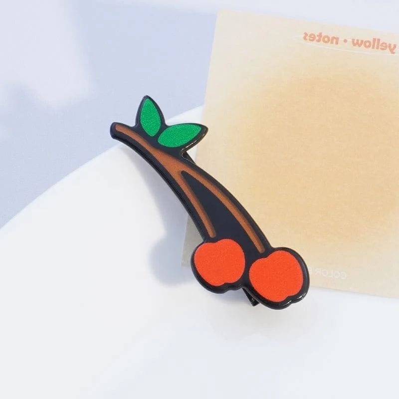 Red Cherry Hair Clip